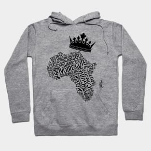 Black History, Africa Map, Colors, African American, Black Hoodie